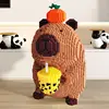 Big Capybara Toy for Kids Giant Strawberry Capybara Construction Set Anime Unique Decoration for Home for Aged 8+ 3