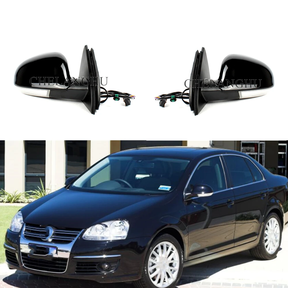 Door Side Heated Electic Adjust Mirror+Glass+Cover +Turn Signal Light