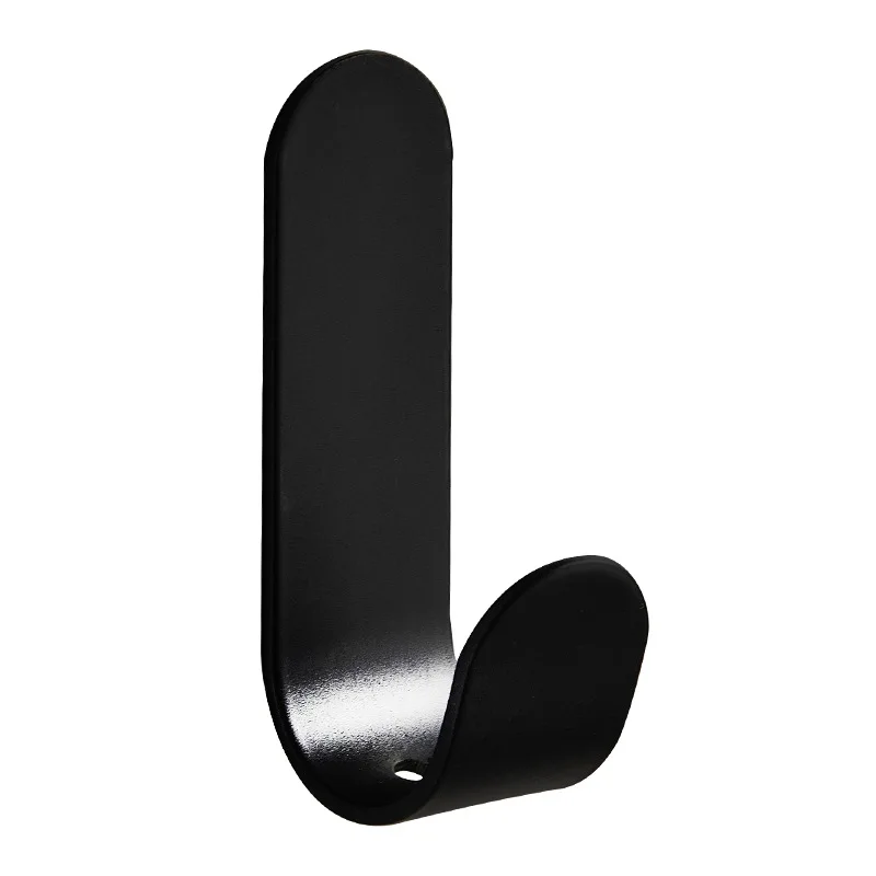 Description Picture 6 of itemPunch-Free Hook Behind The Door Wall-Mounted Aluminum Clothes Coat Hook Bathroom Kitchen Metal Single Hook Strong Adhesive Hook