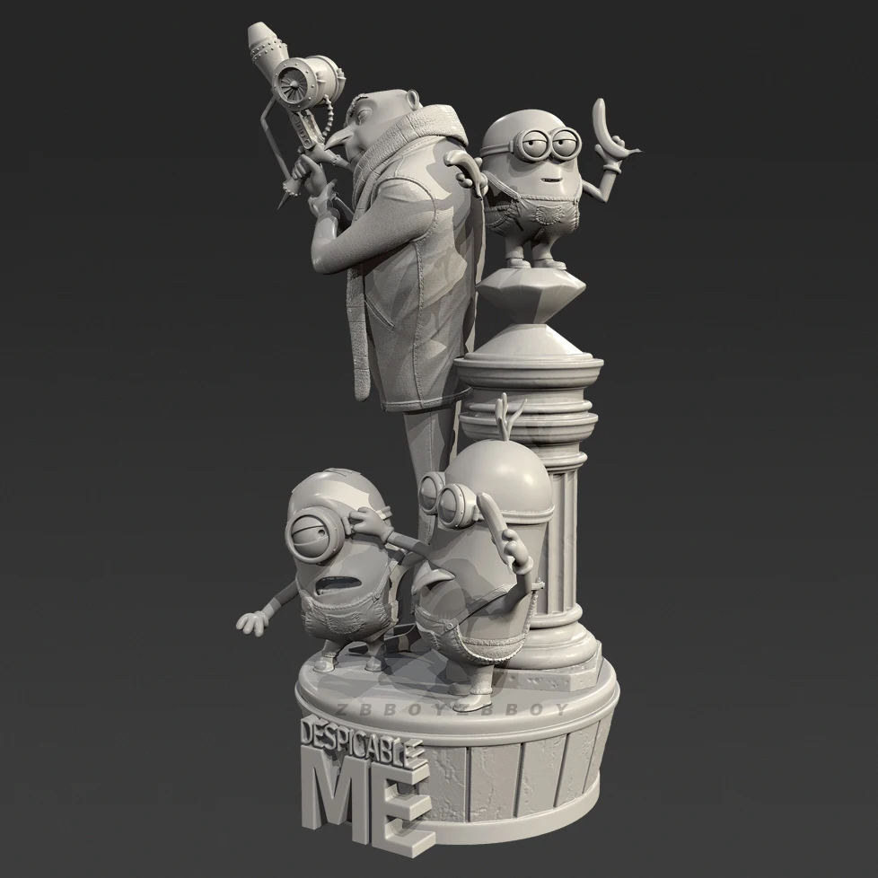 남자의 높이 50mm 75mm 90mm 수지 모델 키트 무색 및 자체 조립(3D 프린팅)TD-7640/3D