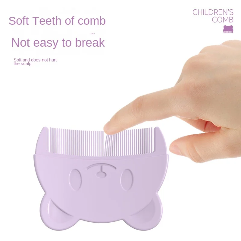 Baby Hair Brush Comb Silicone Head Massager for Baby Care Accessories