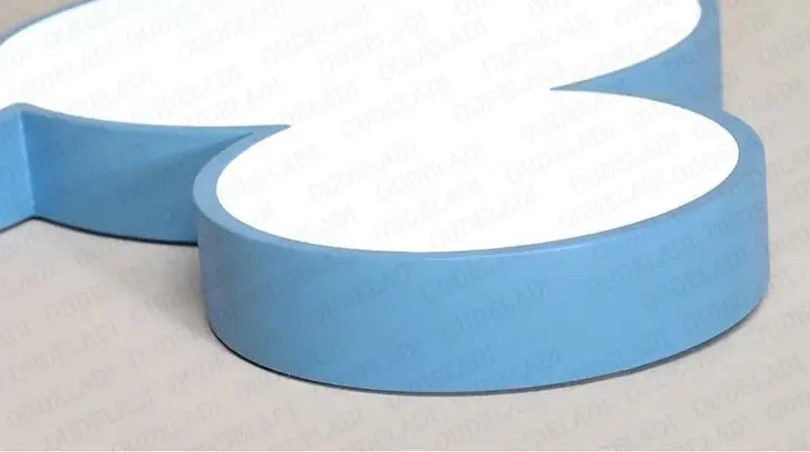Nordic Macaron Mickey LED Ceiling Lamp Lifestyle