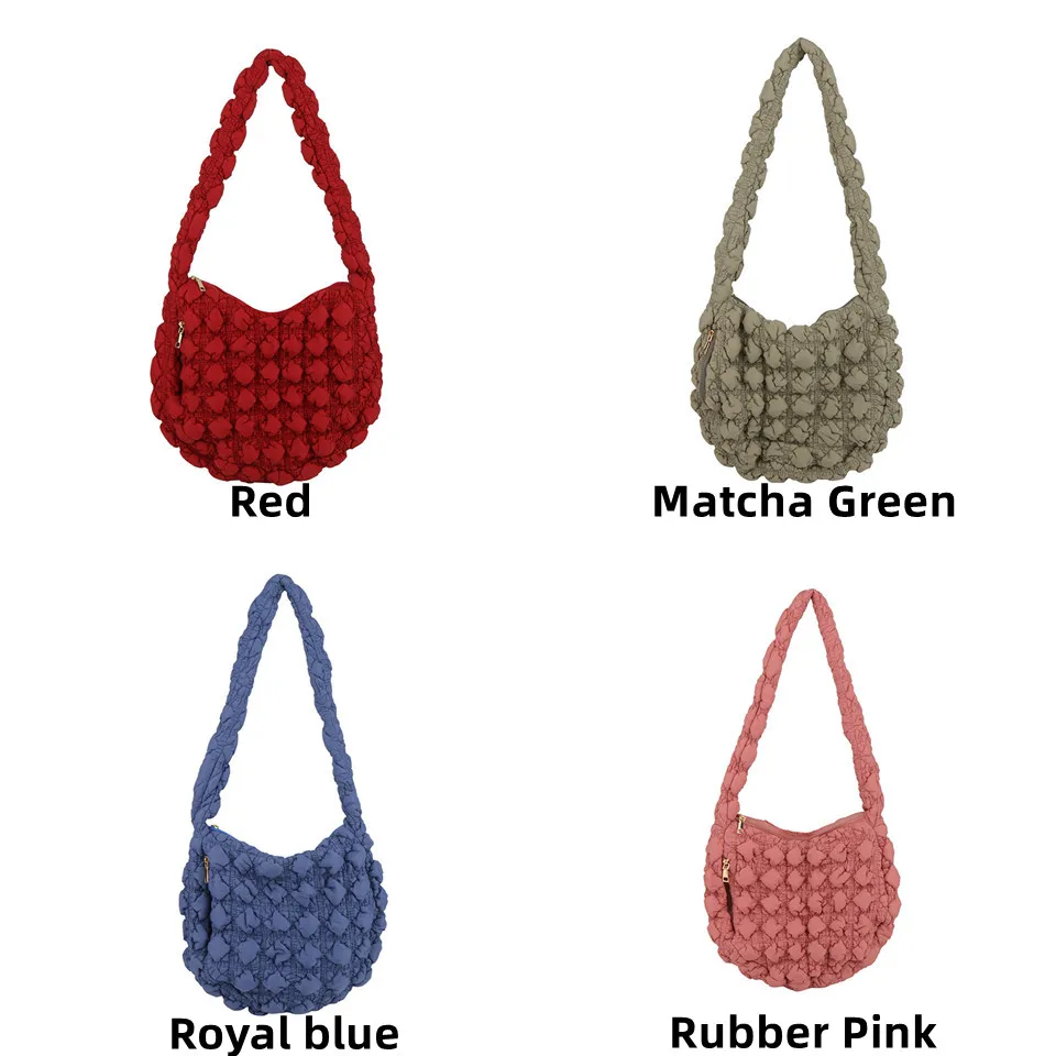 Women Nylon Handbags Female Single Shoulder Bags Ladies Tote Crossbody Pack Vintage Solid Messenger Bags