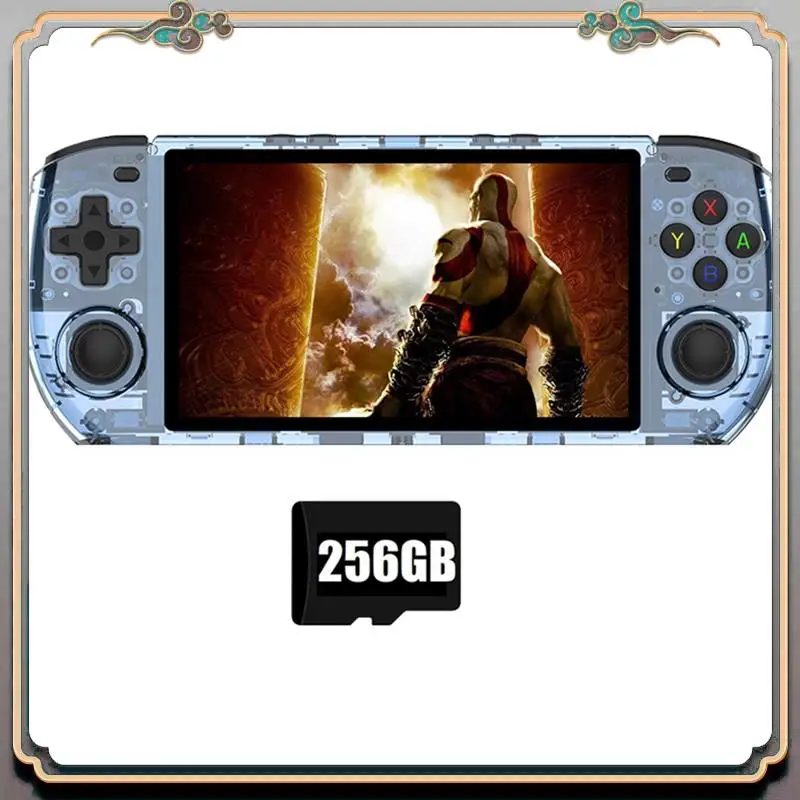 A46M-RGB10 Max3 Retro Game Console 16G+256G 5.0 Inch Handheld Video Game Console For MAME PSP N64 GBA NDS Emulator