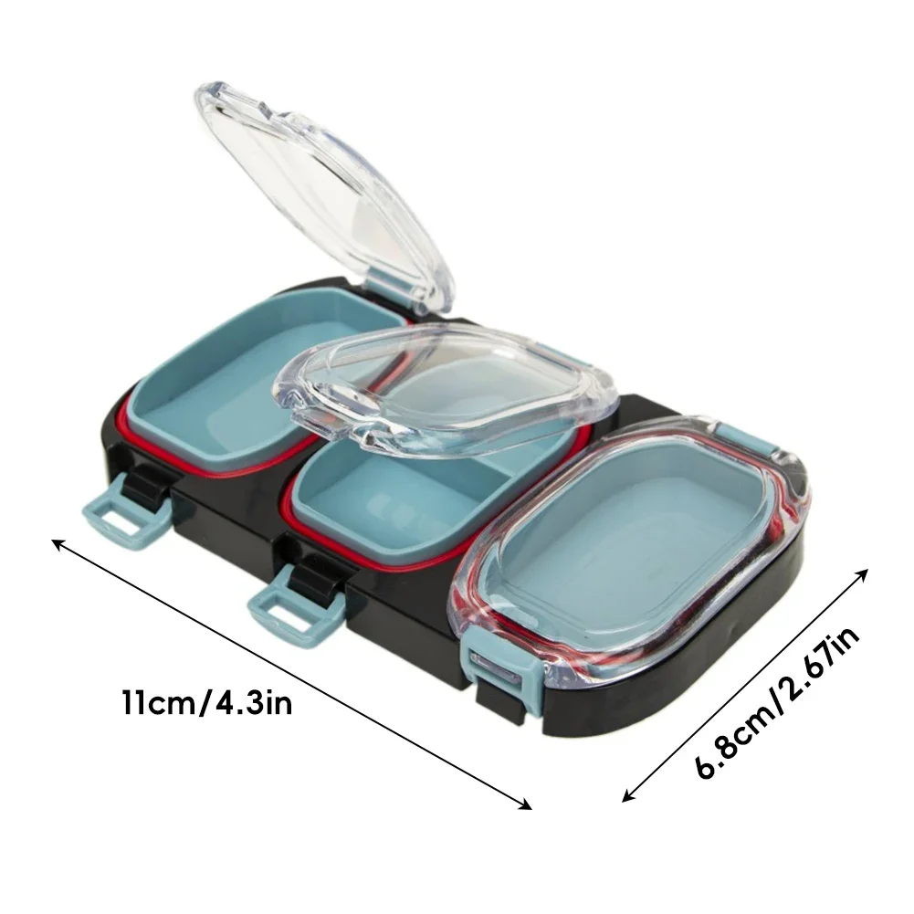 Magnetic Fishing Hook Outdoor Fishing Gear Accessories Box Waterproof Outdoor Fish Box for Bass Carp Fishing Accessories