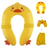 High quality Baby Foldaway Portable small packetToilet Training Seat Potty Ring Anti-skid Toilet Mat travel pot chair 2