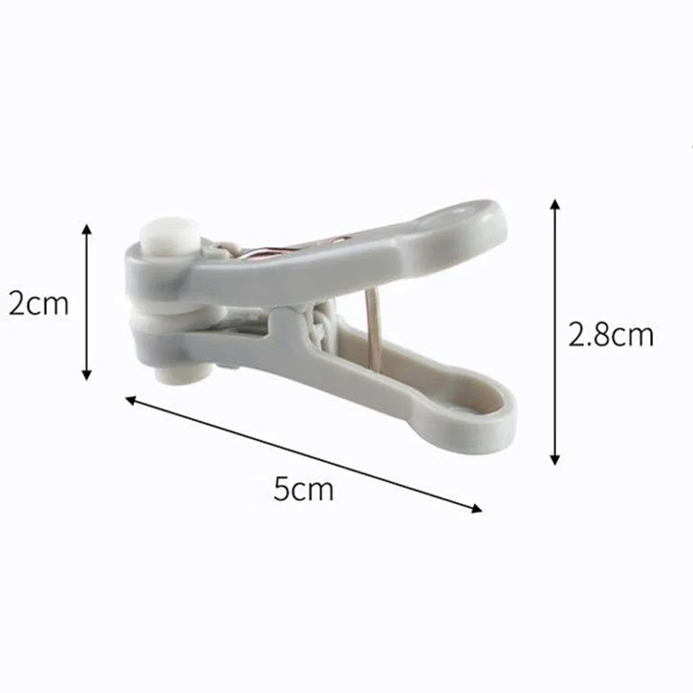 Clips Drying Clip Non-marking Windproof Fixed Soft Rubber Clothes Pin For Hanging Drying Clothes Bags Fold Tools 16pc