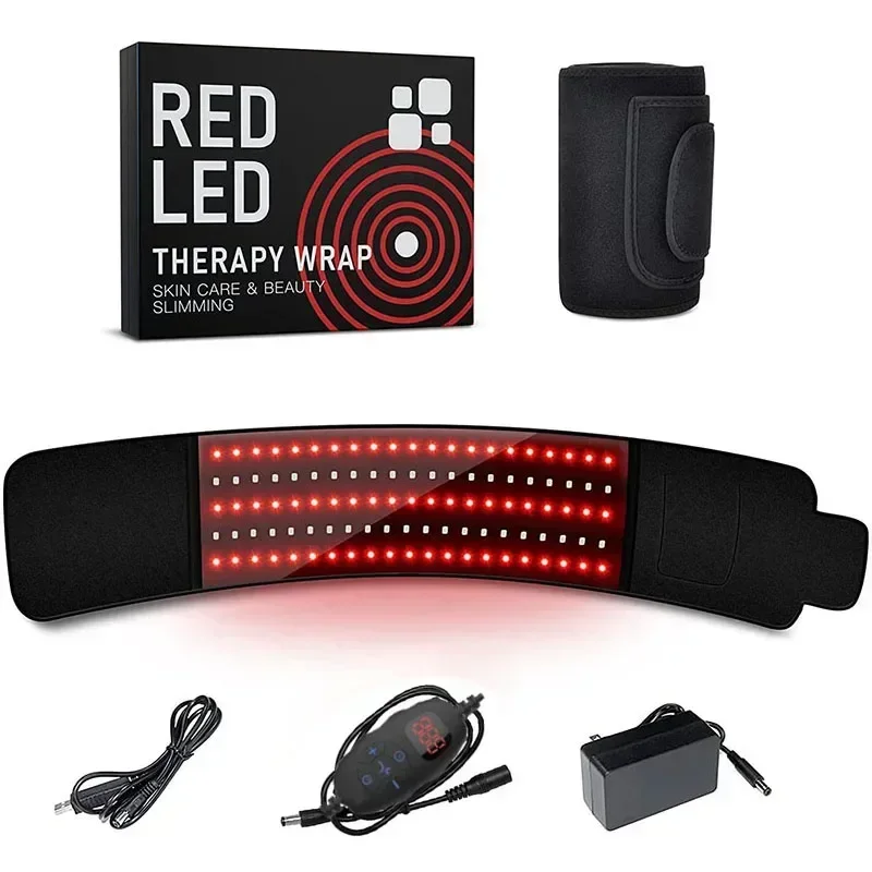 Infrared Red Light Therapy Belt For Body Pain Waist Relief Therapy Device With Timer For Muscle Shoulder Joints Pain Relief
