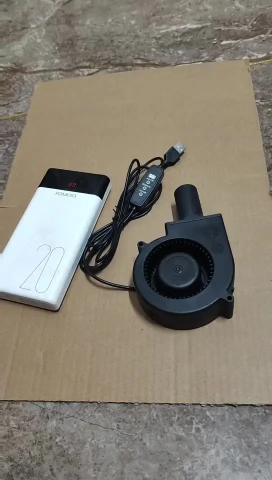 HYROOY Ventola Turbo USB 5V Con Regolatore Di Velocità 2500RPM