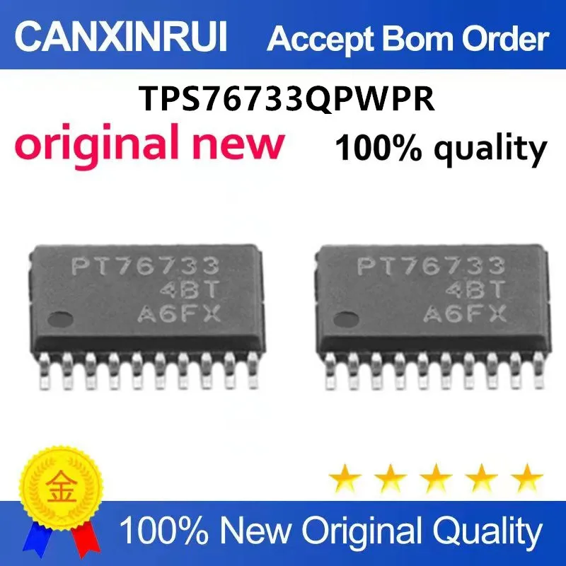 

Original New 100% quality TPS76733 TPS76733QPWPR PT76733 TSSOP20 Integrated circuit IC chip
