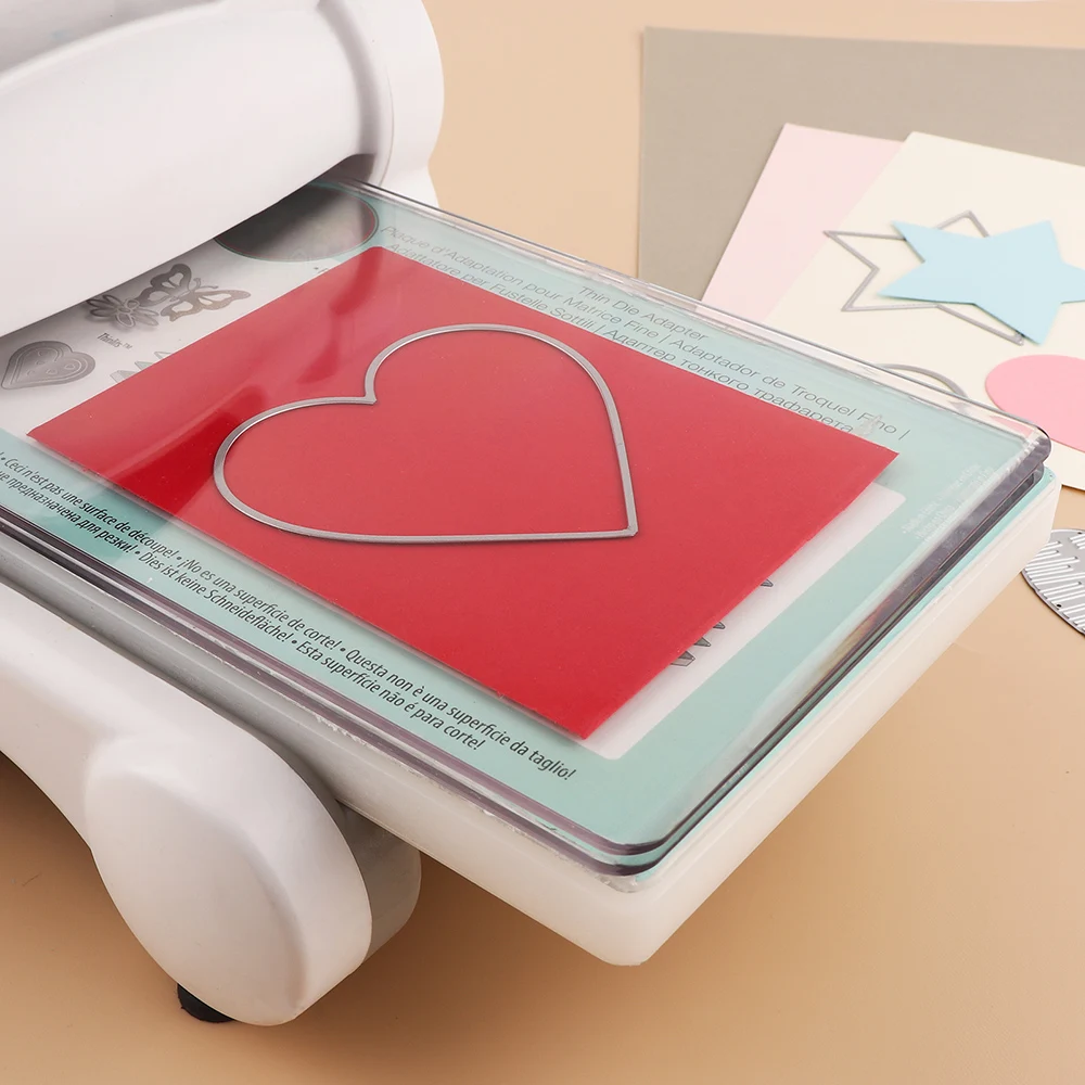 CYFUN DESIGN 5 pezzi 22,9 x 15,2 cm standard pad adattatore per Sizzix Big Shot Machine, adattatore sottile per fustellatrice taglio pad spessore per creare un sandwich per la maggior parte delle