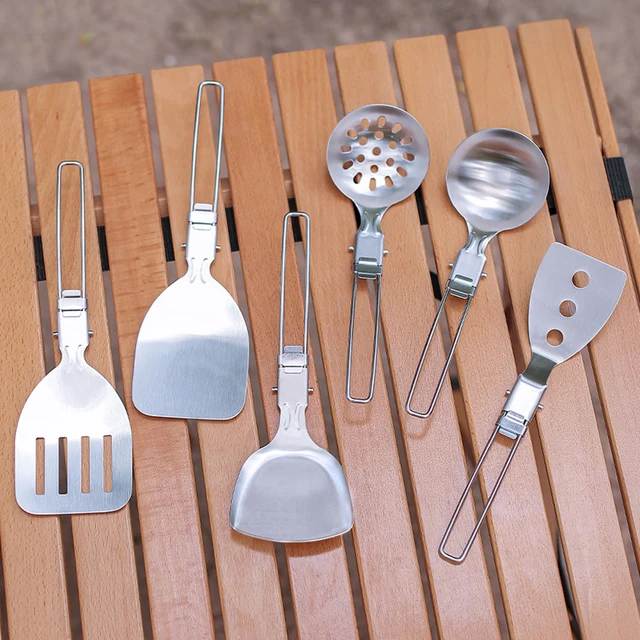 Folding Camping Cookware Utensils 5