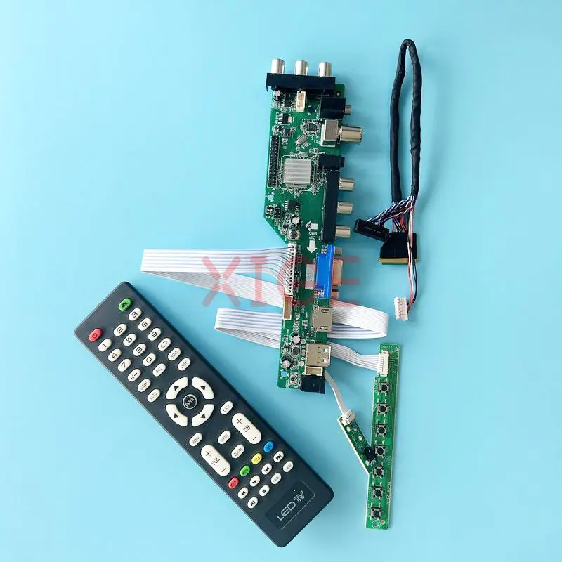 

For B116XAN03 B116XW02 B116XW03 Controller Board 11.6" DVB Digital Signal 1366*768 40-Pin LVDS USB+DHMI+VGA+2AV Display DIY Kit