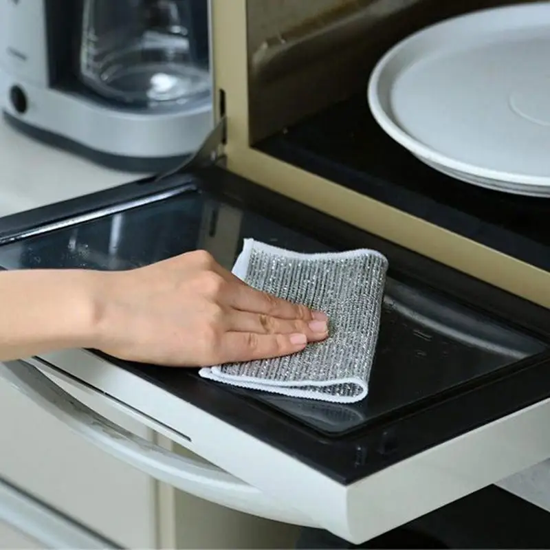 1-30PCS MULTIPURPOSE WIRE Miracle Cleaning Cloths Home Kitchen Dishwashing  Rags £12.53 - PicClick UK