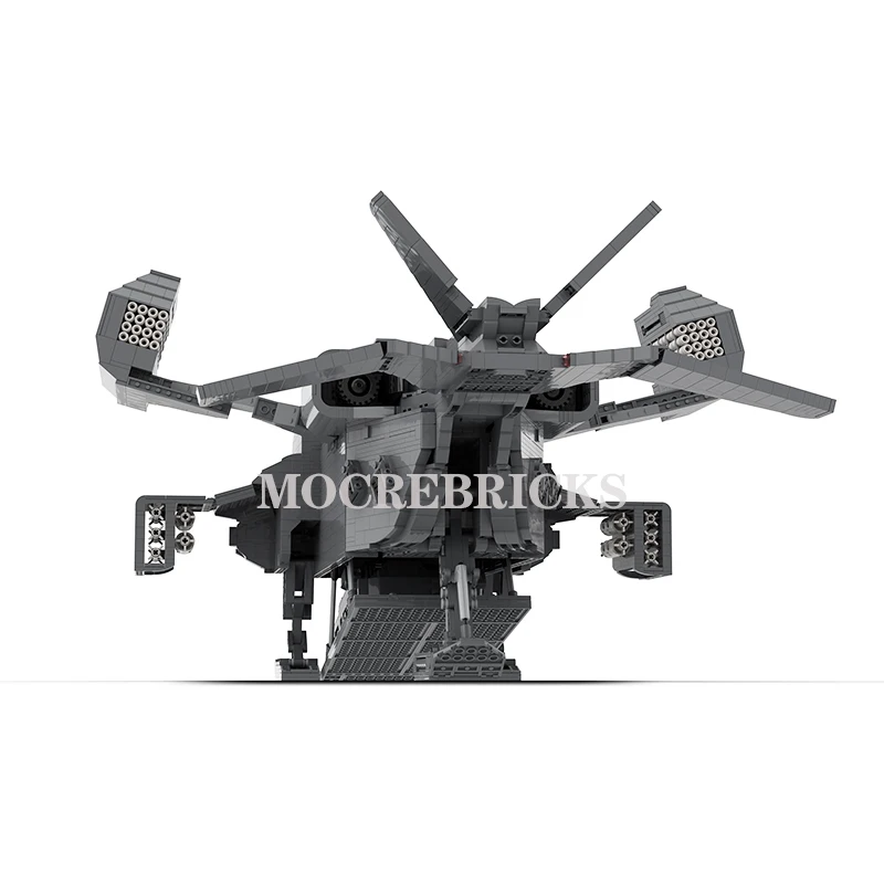 Famous Movie Building Block Alien Dropship Cheyenne UD-4L with