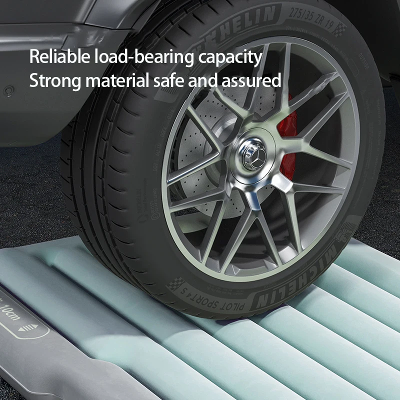 Car air bed suitable for many car rear rest mattress flocking back seat sleeping folding air mattress