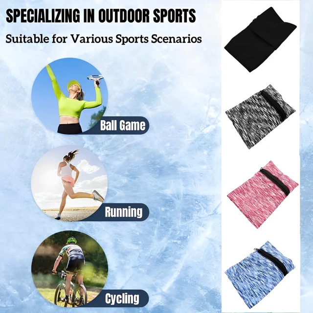 Zipper Running Bags Lightweight Wrist Wallet Pouch for Phone Key Card Sweatband Gym Fitness Sports Cycling Wristband Arm Bag 4