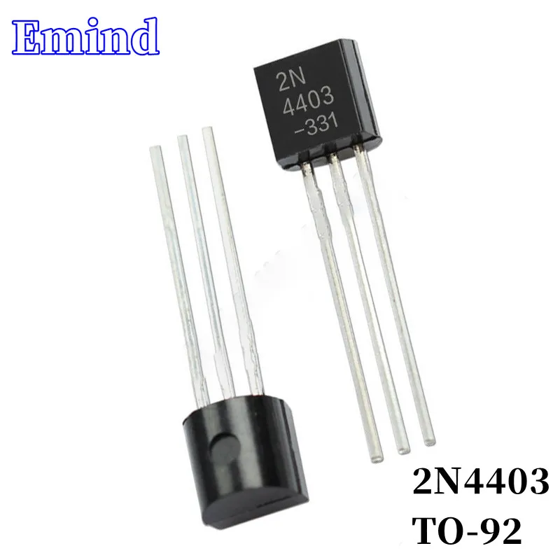 

100/200Pcs 2N4403 DIP Transistor TO-92 Type PNP Bipolar Amplifier Transistor 40V/600mA