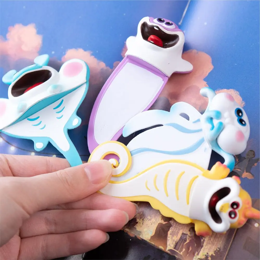 

Reading Lovers Gifts School Supplies Seahorses Manta rays Animal Marker 3D Bookmarks Book Markers Stereo Marine