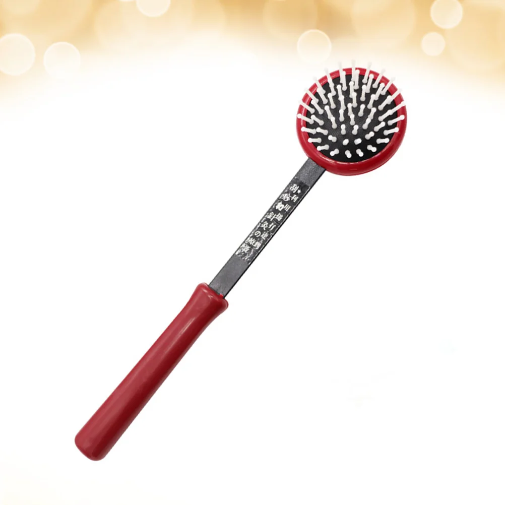 

2Pcs Manual Back Massagers Long Handheld Body Legs Arms Back Knock Scratcher Relaxing Pat for Neck Shoulder ( Dark Red )