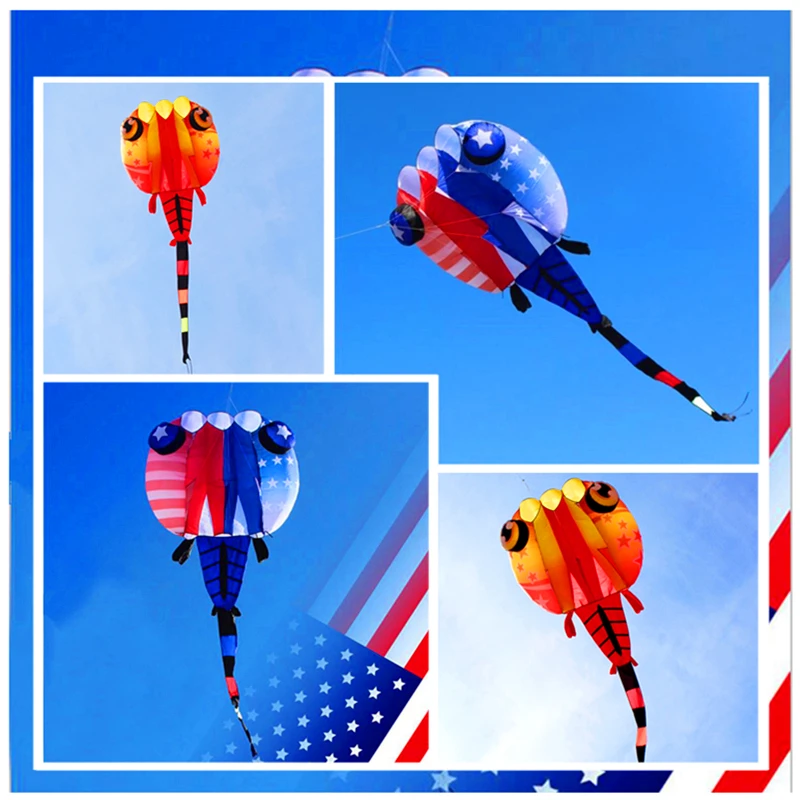 free shipping large tadpole kites factory nylon ripstop fabric inflatable kite flying latawiec vlieger eagle kite