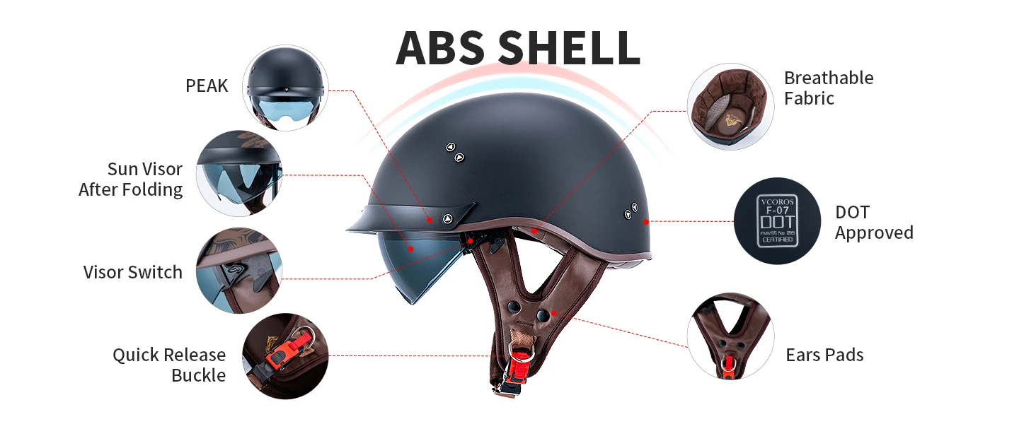 dot approved helmet;cruiser helmet;cascos para motos