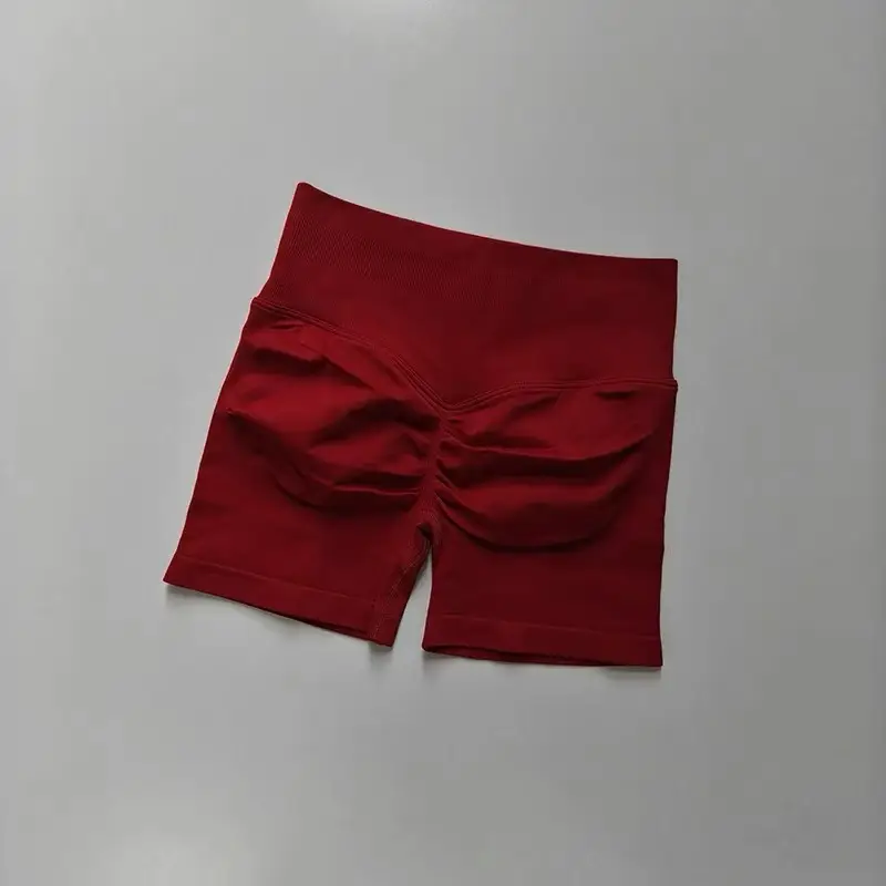 Women Fitness Workout Shorts Yoga High Waist Lift Butt Fitness Shorts Gym Running Sportswear Women Push Up Gym Leggings - Image 12