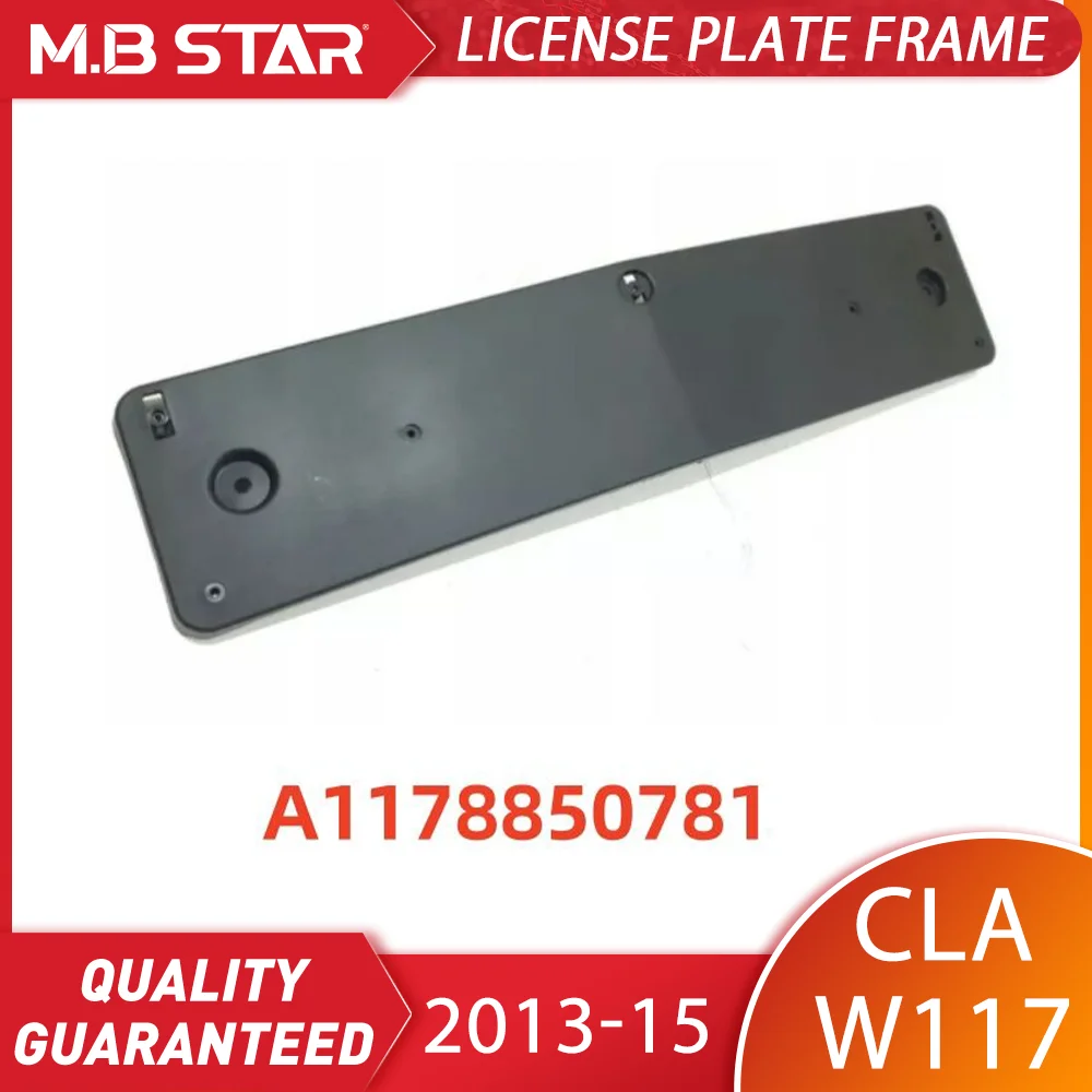 For Mercedes-Benz Cla C117 A1178850781 Front Bumper License Plate Frame