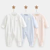 Baby Cotton Romper Suits Long Sleeve Thin Unisex Sleepwear for Newborn Infant Spring Fall Outfits | 100% Pure Cotton Soft Breath