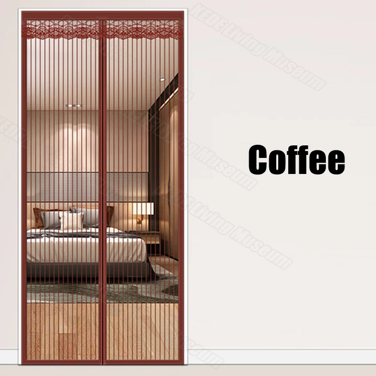 Description Picture 5 of itemMagnetic Anti Mosquito Net door curtain screen Mesh Automatic Closing Full Frame Self abhesive Easy Installation,Custom Size