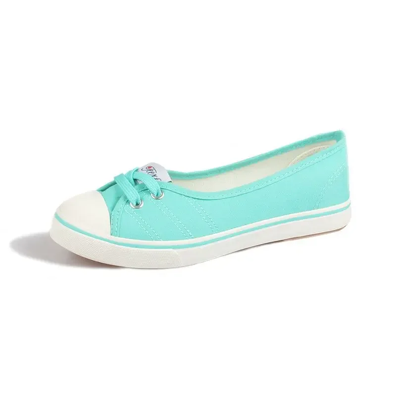 Women Loafers Women Shoes Ballet Flats Loafers Casual Breathable Women Flat Slip on Fashion Canvas Shoes Woman Low Shallow Mouth