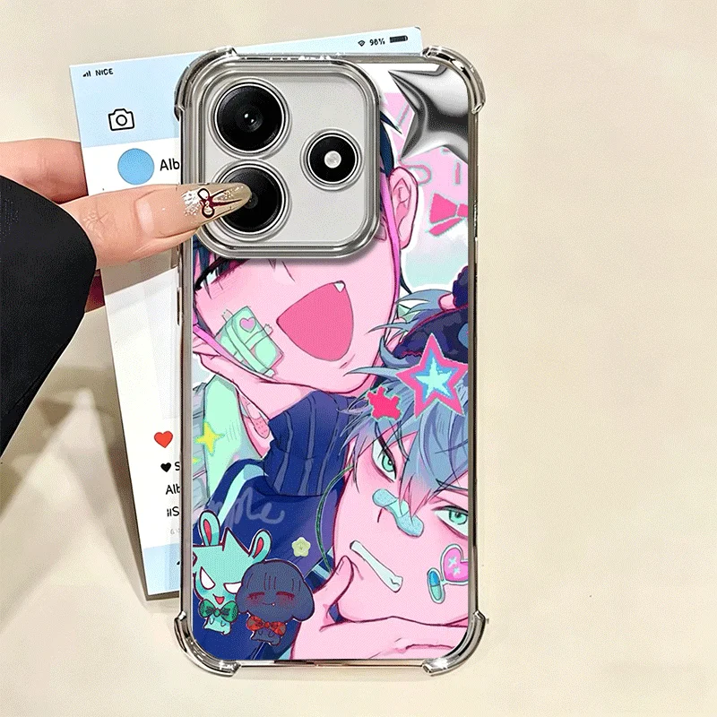 Korean Alien Stage Ivan Till Plating Anti-Fall Fun Soft Phone Case