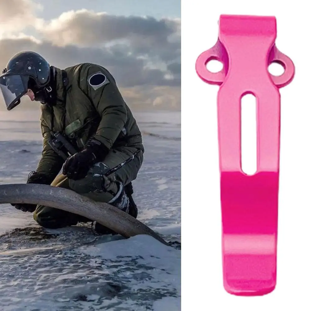 

1pc Fold Knife Back Clip Pocket Clamp Stainless Steel For 535 Bugout Knives Diy Make Replace Accessories Parts P6q9