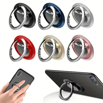Universal Finger Ring Holder Stand 360 Degree Rotation Mobile Phone Bracket Ultra-thin Cellphone Holder For iPhone Xiaomi Huawei 1