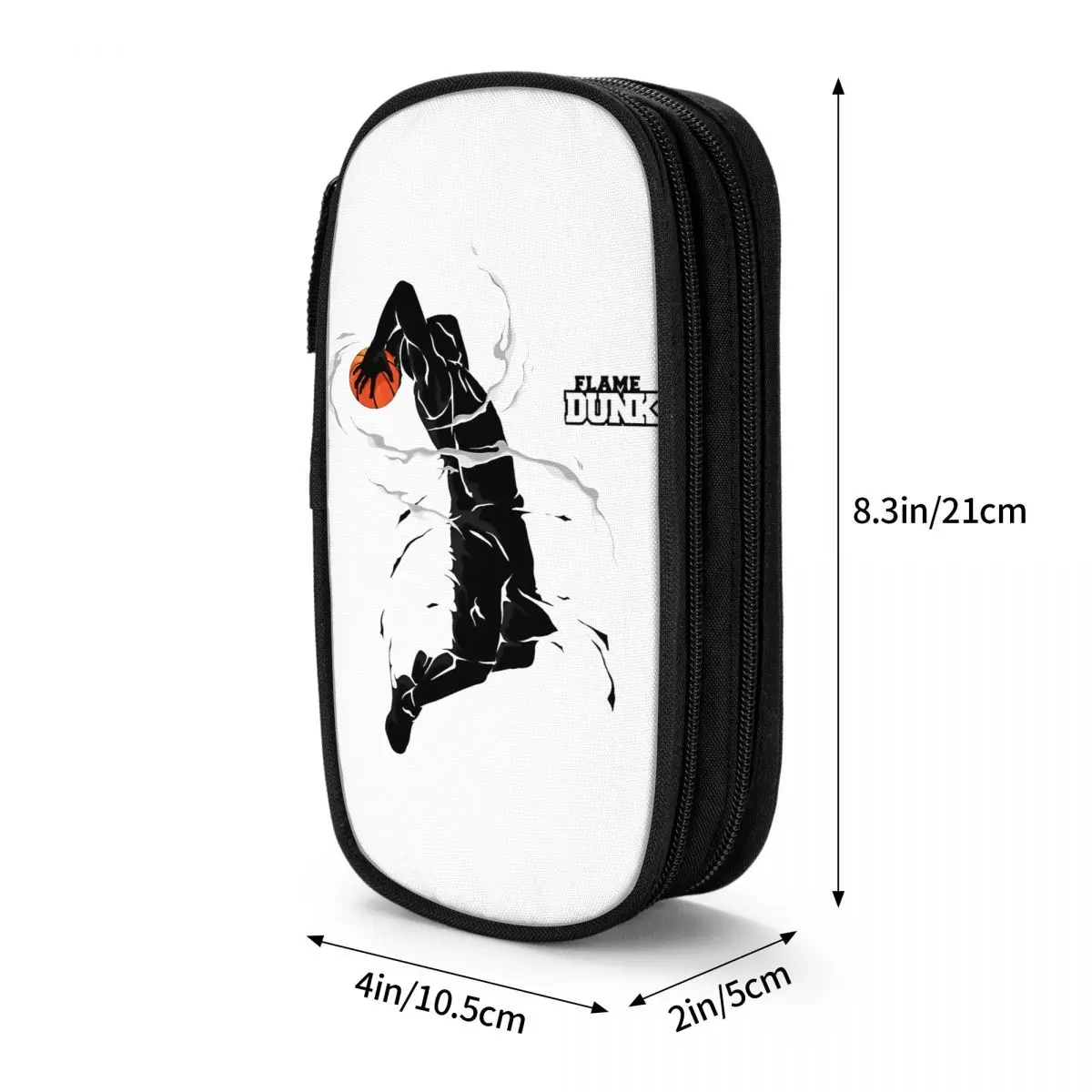 Basketball Slam Dunk Flame Pencil Case Sakuragi Hanamichi Pen Bag Girl Boy Large Storage School Supplies Gift Pencilcases