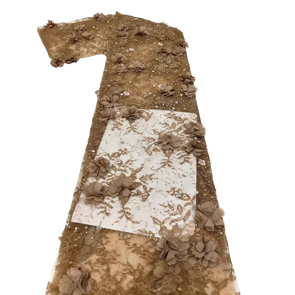 

Африканский нигерийский высококачественный Тюль с вышивкой