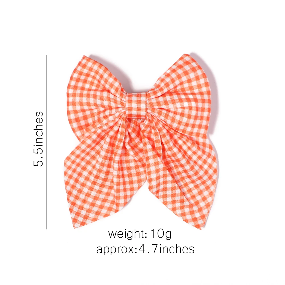 2Pcs Spring Summer Big Bow Hair Clip Set For Women Girls Elegant Sweet Print Floral Hairpin Children Headwear Hair Accessories