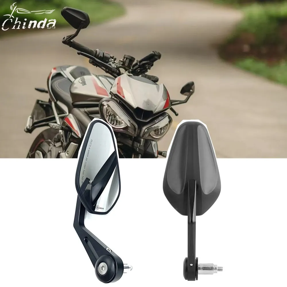 Motorcycle Handlebar Mirror Motorcycle handlebar mirror Retrofit rear view mirror for Triumph Street Triple 765 R S RS 675 R RX Street Triple 660S