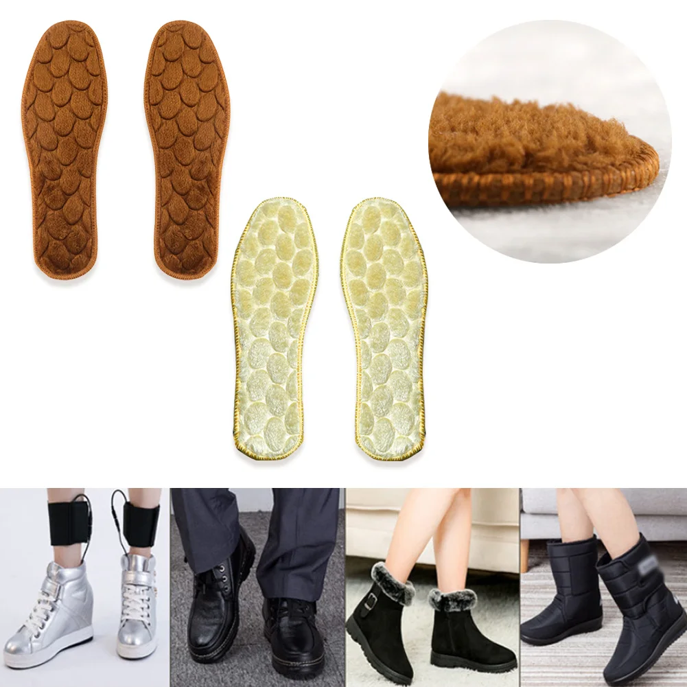 

Shoe Accessories Faux Wool Insoles Soft Sole Insoles Winter Thermal Insoles Thickened Insole Insoles Thermal Insoles