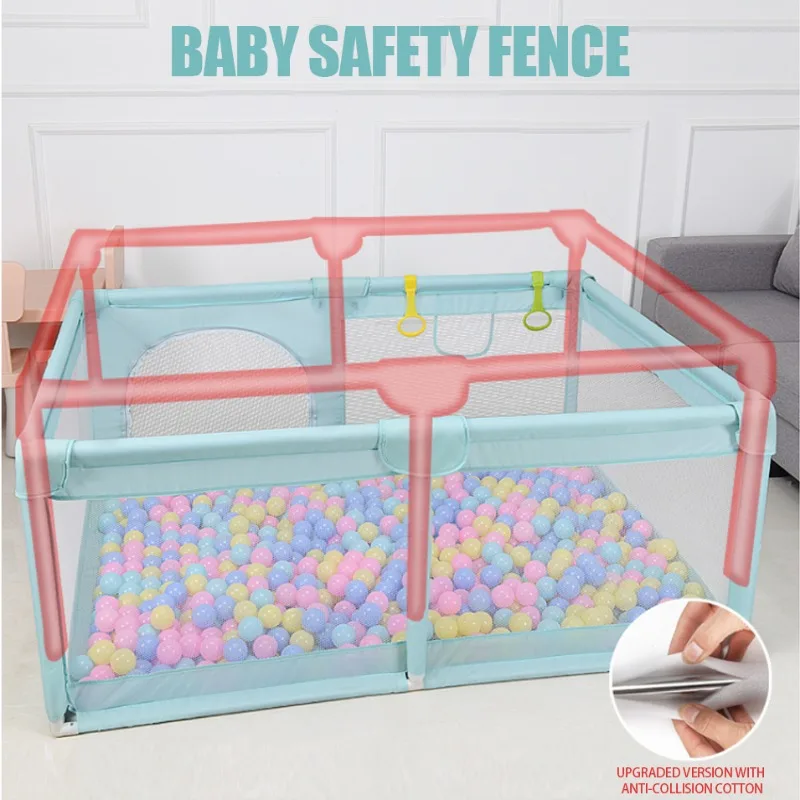 IMBABY Thick Spacious Durable Easy To Install Baby Enclosure Provides Safety Protection For Babies To Freely Explore