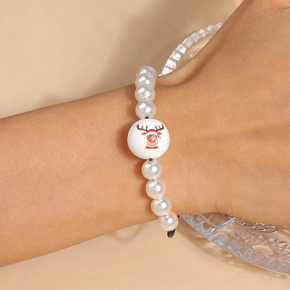 Aihua Modische Weihnachtsarmbänder Neujahr Weihnachtsbaum Glocke Rentier Santa Schneeflocke Armbänder für Frauen Modeschmuck Geschenke – Detail 28
