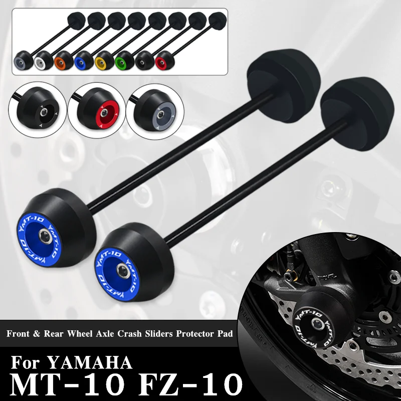 Front Rear Axle Wheel Fork Sliders Cap Crash Protector Motorcycle