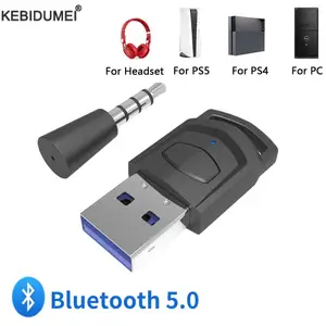 Беспроводной игровой адаптер для наушников для PS5 PS4 игровая консоль ПК гарнитура Bluetooth 5,0 аудио передатчик