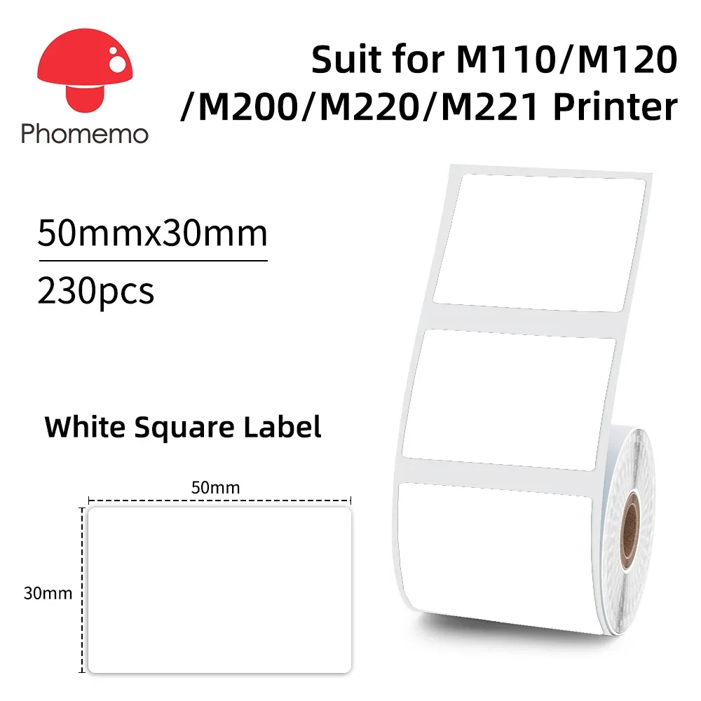 Silver Waterproof Thermal Adhesive Labels, 40x30mm, for Compact Label Printers