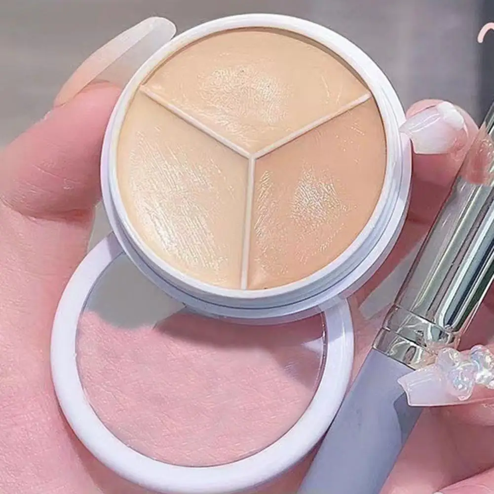 Long-lasting Concealer for Acne Marks Long-lasting 3-in-1 Concealer Cream Waterproof for Dark Circles Acne Marks Dark