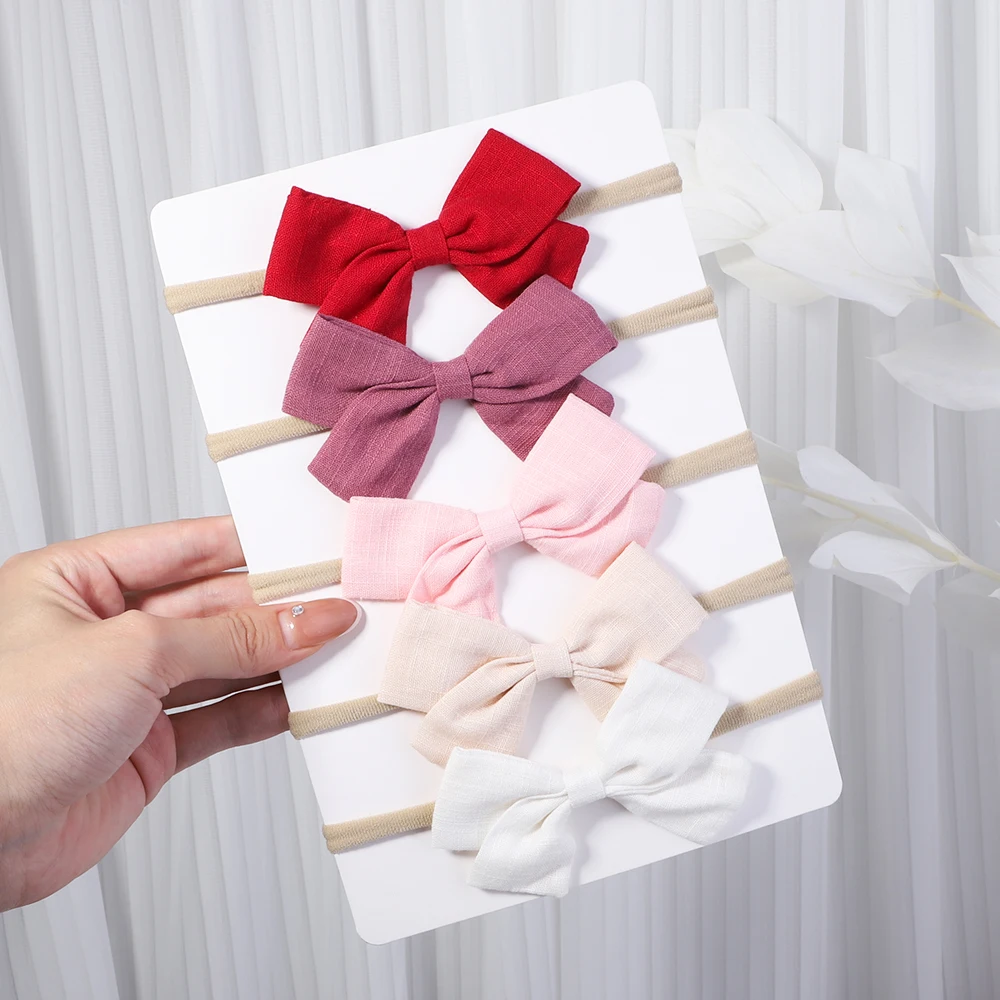 Zestaw opasek dla dziewczynki z kokardką - obrazek 14