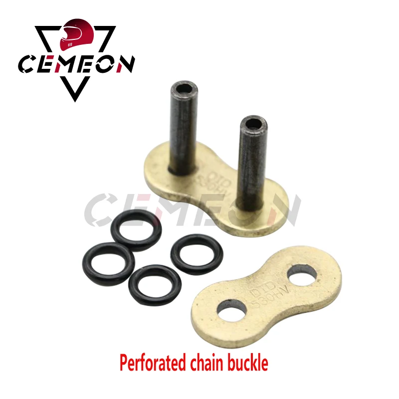 Фото Пряжка для цепи мотоцикла Honda Yamaha Kawasaki Suzuk 428/520/525/530 O тип толстое масляное уплотнение цепь замок Кольцо Цепь соединение звено цепи №4