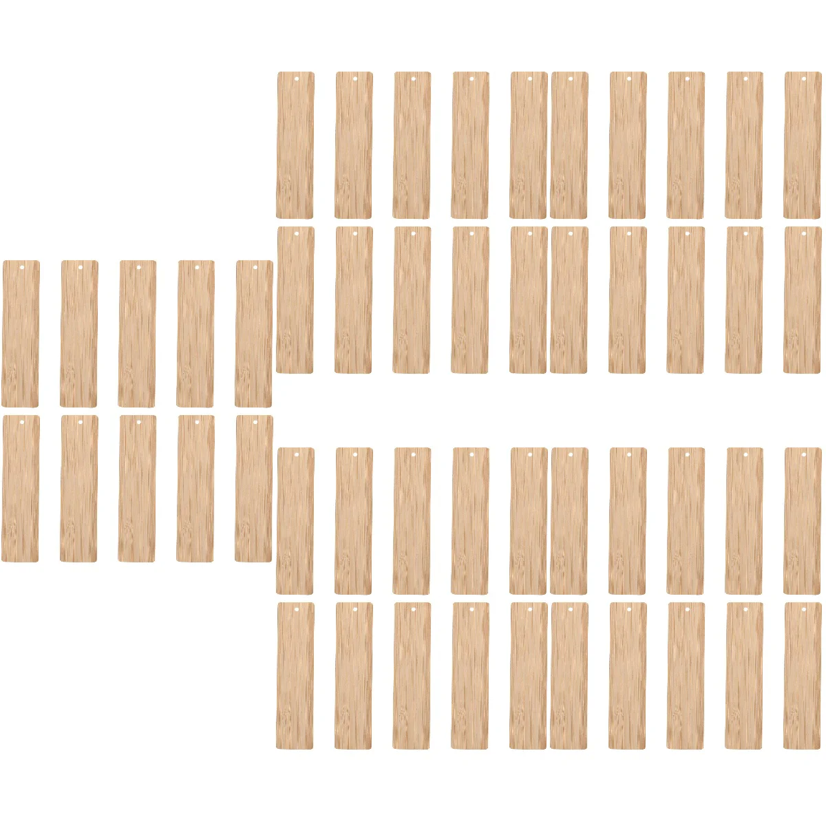 

50 шт. DIY Деревянные бамбуковые закладки, ярлыки для рукоделия, ярлыки, незаконченные Детские этикетки