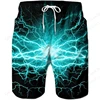 Summer Men's Swimwear Board Shorts Flower Leaf Pattern Beach Shorts Gym Fitness Pant Surfing Trunks Men Swimsuit Brief Quick Dry 6