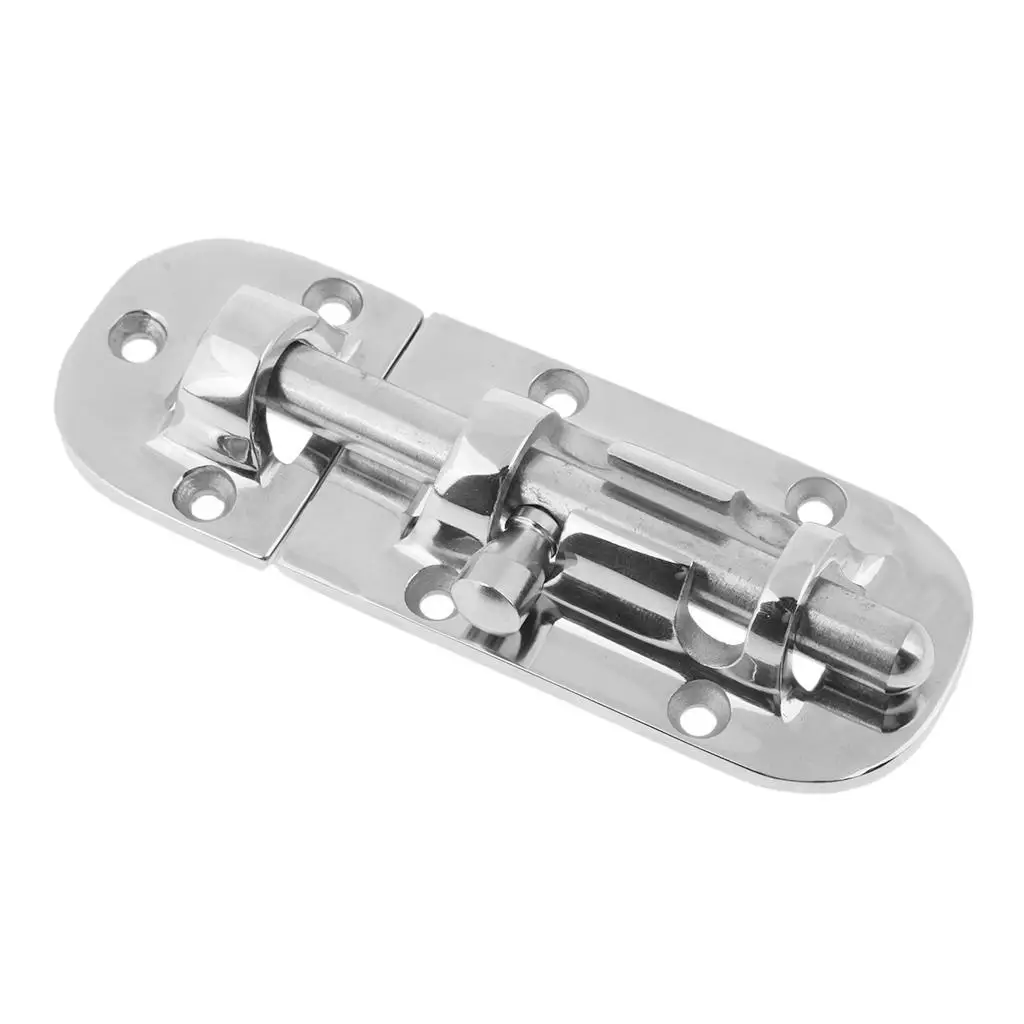 

Marine Grade 316 Stainless Steel Boat Barrel Bolt Slide Door Latch Lock 110 x 38 x 3.4mm